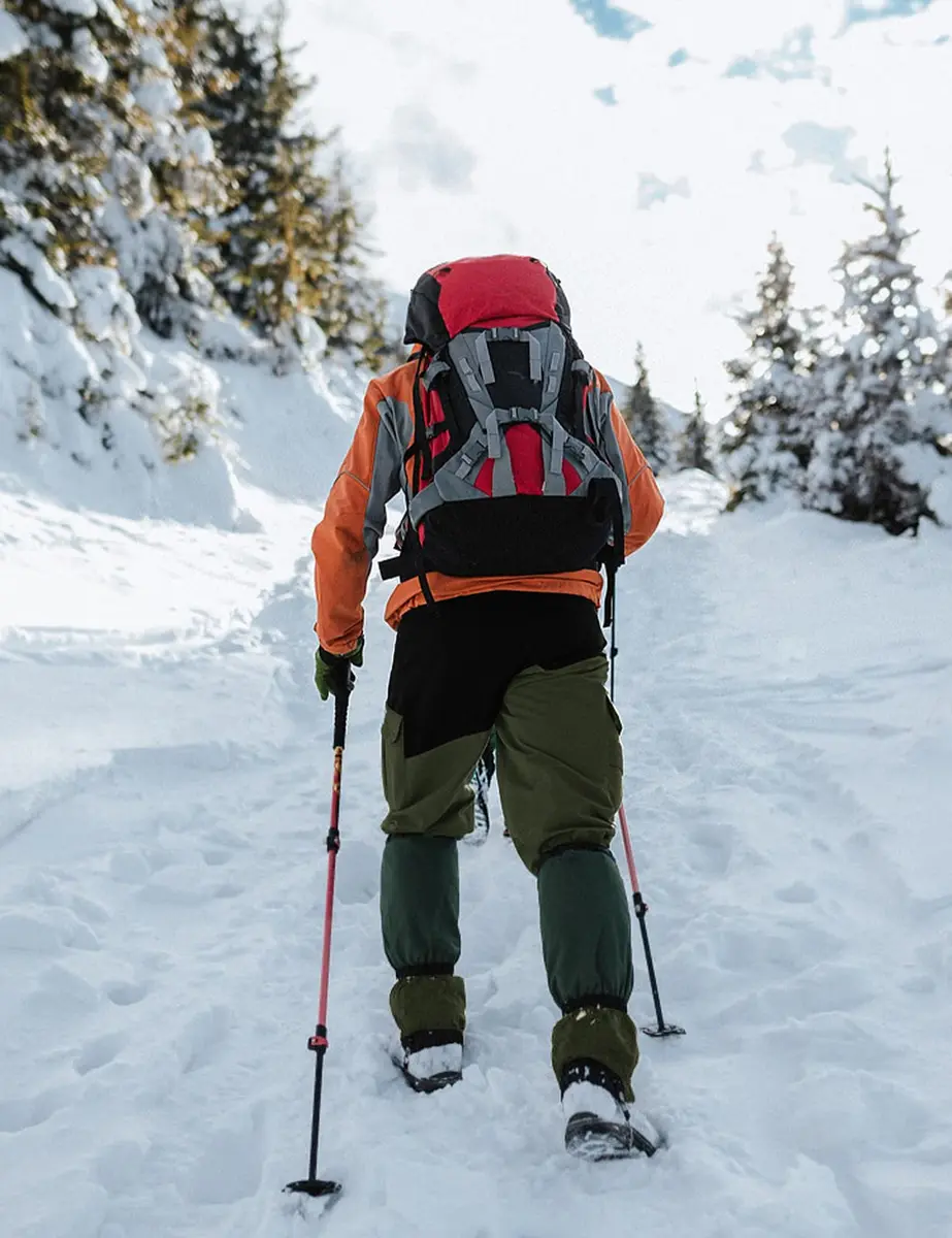 TBMPOY Men's Snow Ski Hiking Pants Waterproof Winter Fleece Lined Pants Camping Skiing Ice Fishing Pants with Belt Thick Green XL - view 3