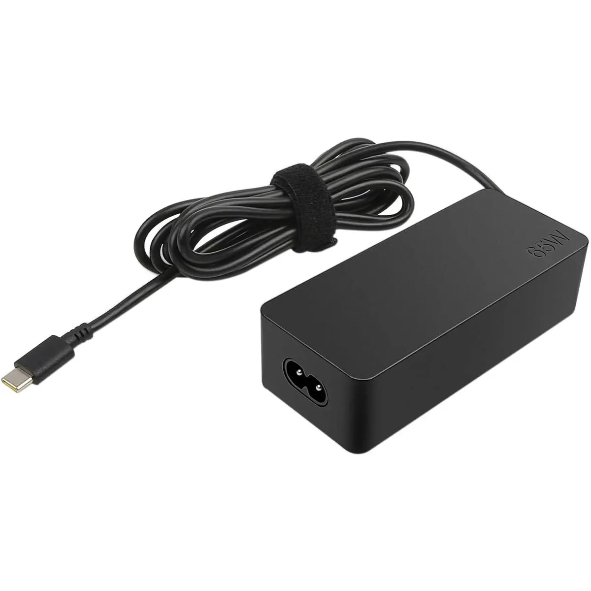 Lenovo 65w USB Type C Ac Adapter 4X20M26268 | Fast Charging, 2 Prong Power Cord, Black - main product image