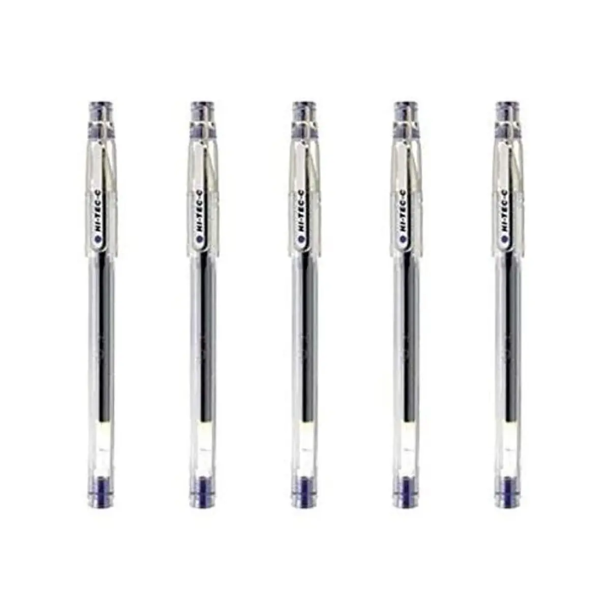 PILOT Hi-Tec-C 03 Gel Ink Pen, Micro Fine Point 0.3mm, Blue Ink, Value Set of 5 - main product image