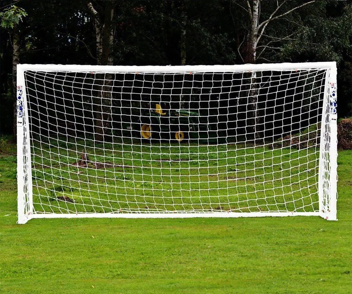 Boshen 10 x 6.5FT (305cm x 198cm) 2.5mm Twisted Polyethylene Soccer Goal Net | Heavy Duty & Weather Resistant - main product image
