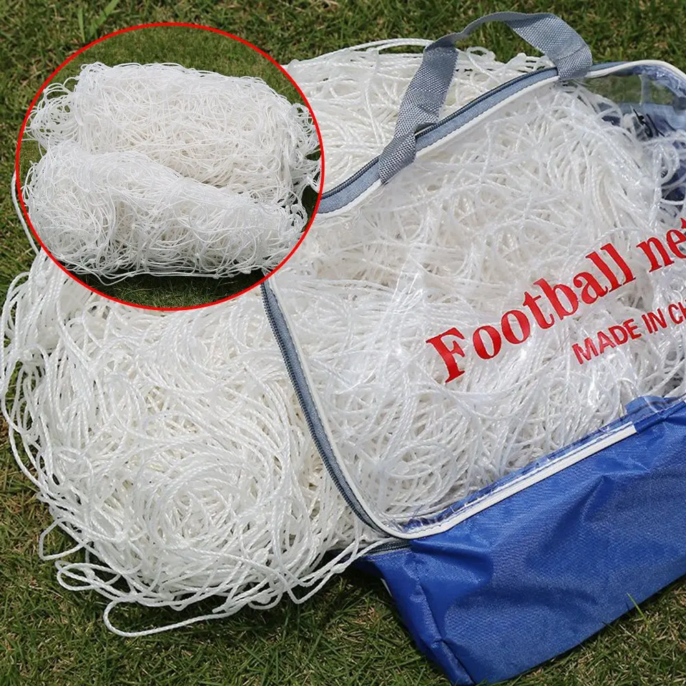 Boshen 10 x 6.5FT (305cm x 198cm) 2.5mm Twisted Polyethylene Soccer Goal Net | Heavy Duty & Weather Resistant - view 7