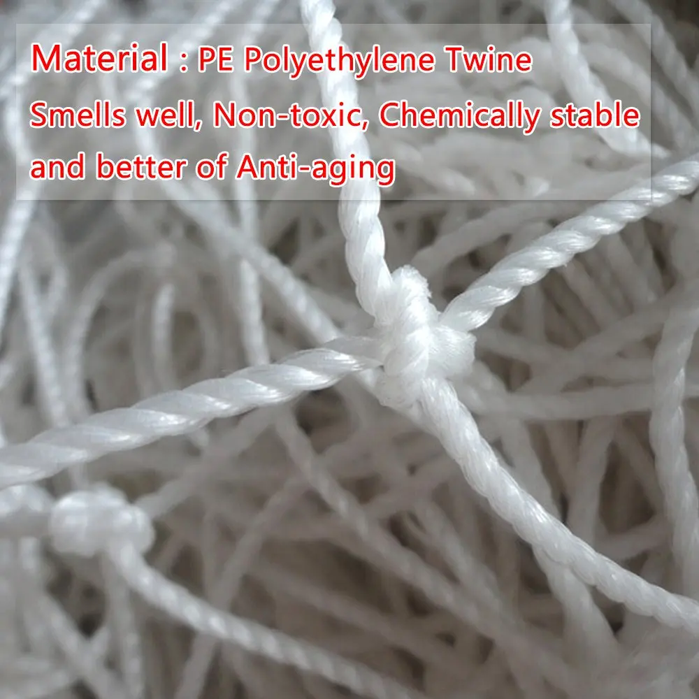Boshen Soccer Goal Net 365.76cm x 182.88cm (12 x 6FT) | Heavy Duty Polyethylene Training Post Net - view 4