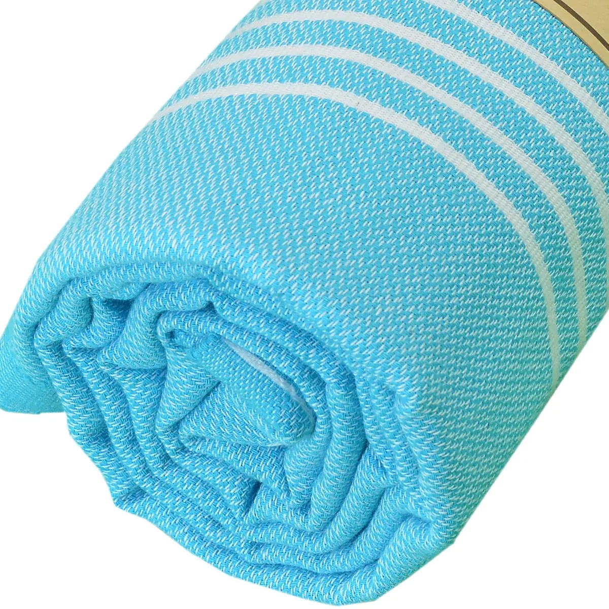 Bersuse Towels Anatolia XL Beach Blanket 61x82 Inches | Quick-Dry 100% Cotton Turkish Towel - view 6