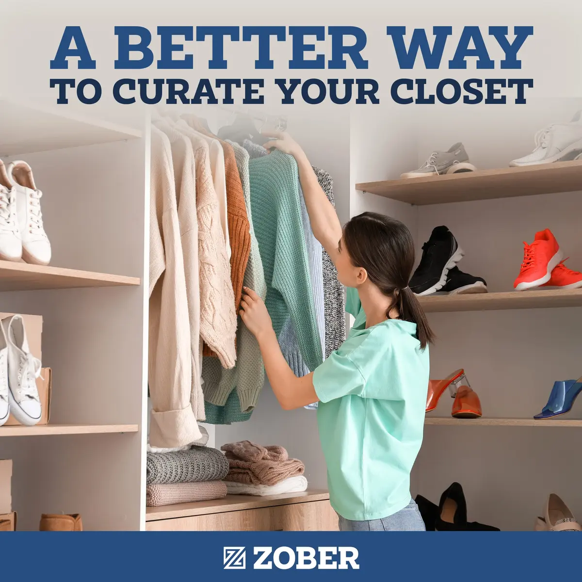 Zober Velvet Hangers 50 Pack - Heavy Duty Gray Hangers for Coats, Pants & Dress Clothes | Space Saving & Non Slip (70-120 chars) - view 8