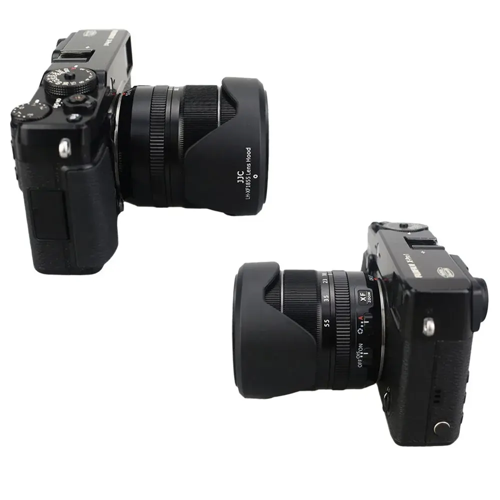 JJC Lens Hood for Fujifilm XF 18-55mm F2.8-4 R LM OIS & XF 14mm F2.8 R Lens | Blocks Stray Light, Protects Lens - view 6
