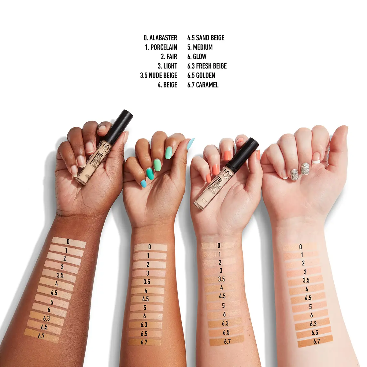 NYX PROFESSIONAL MAKEUP HD Studio Photogenic Concealer Wand, Medium Coverage - Nude Beige | Flawless, Natural Finish for All Skin Types - view 4