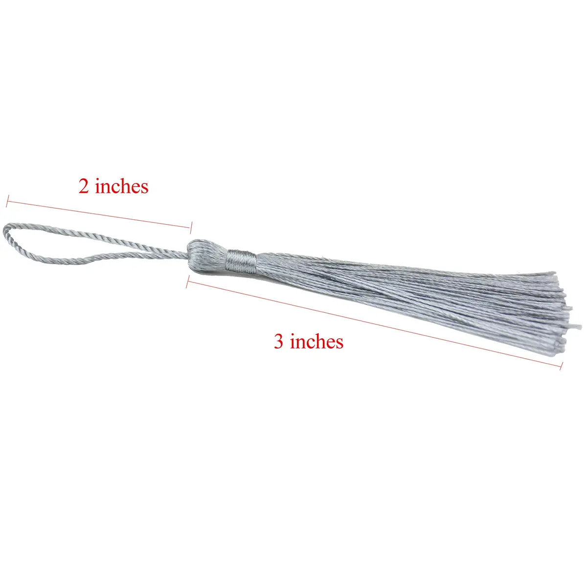 Makhry Silky Bookmark Tassels 5 Inch | Elegant Jewelry & Craft Decor (70-120 chars) - view 7