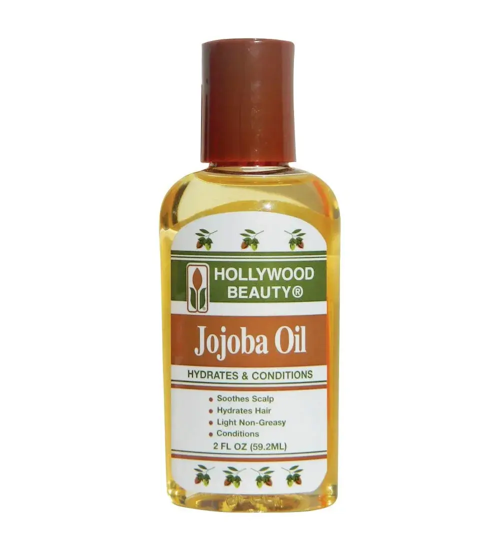 Hollywood Beauty Jojoba Hair Oil 59ml (2 Fl Oz) | Hydrates & Conditions Hair - main product image