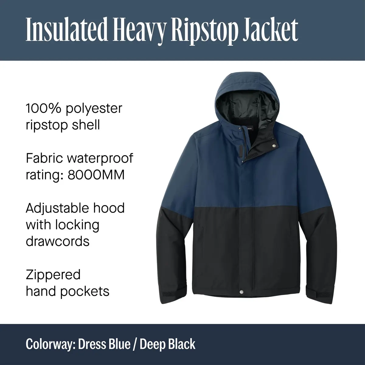 Port Authority Zephyr Full-Zip Jacket | Windproof & Water-Resistant, Adult Unisex, 3X-Large - view 5