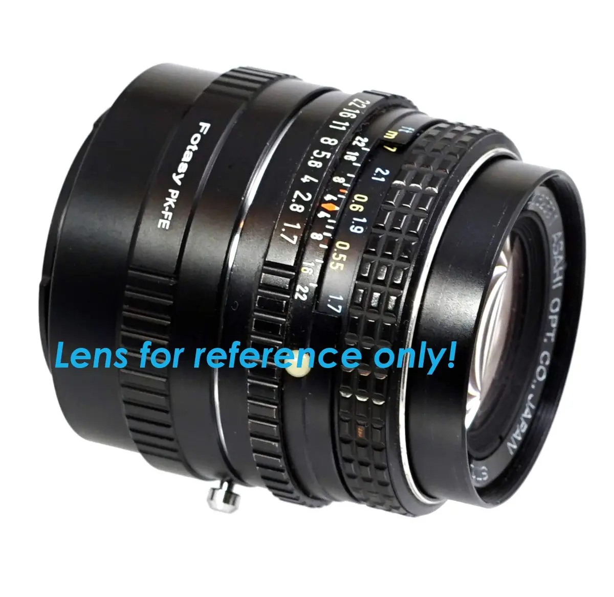 Fotasy K-Mount Lens to E Mount Adapter, K Mount E Adapter, PK Lense to E, Compatible with Sony a7 a7R a7s II III IV a9 a7c Alpha 1 a6600 a6500 a6400 a6300 a6100 a6000 a5100 a5000 a3500 ZV-E10 | Manual Focus Adapter - view 2