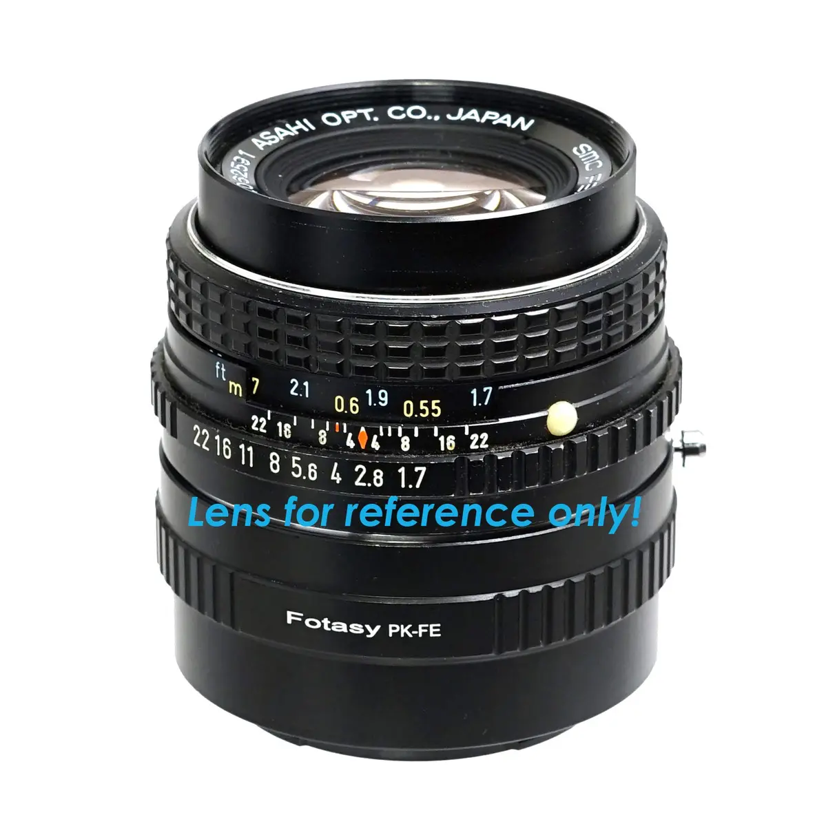 Fotasy K-Mount Lens to E Mount Adapter, K Mount E Adapter, PK Lense to E, Compatible with Sony a7 a7R a7s II III IV a9 a7c Alpha 1 a6600 a6500 a6400 a6300 a6100 a6000 a5100 a5000 a3500 ZV-E10 | Manual Focus Adapter - view 3