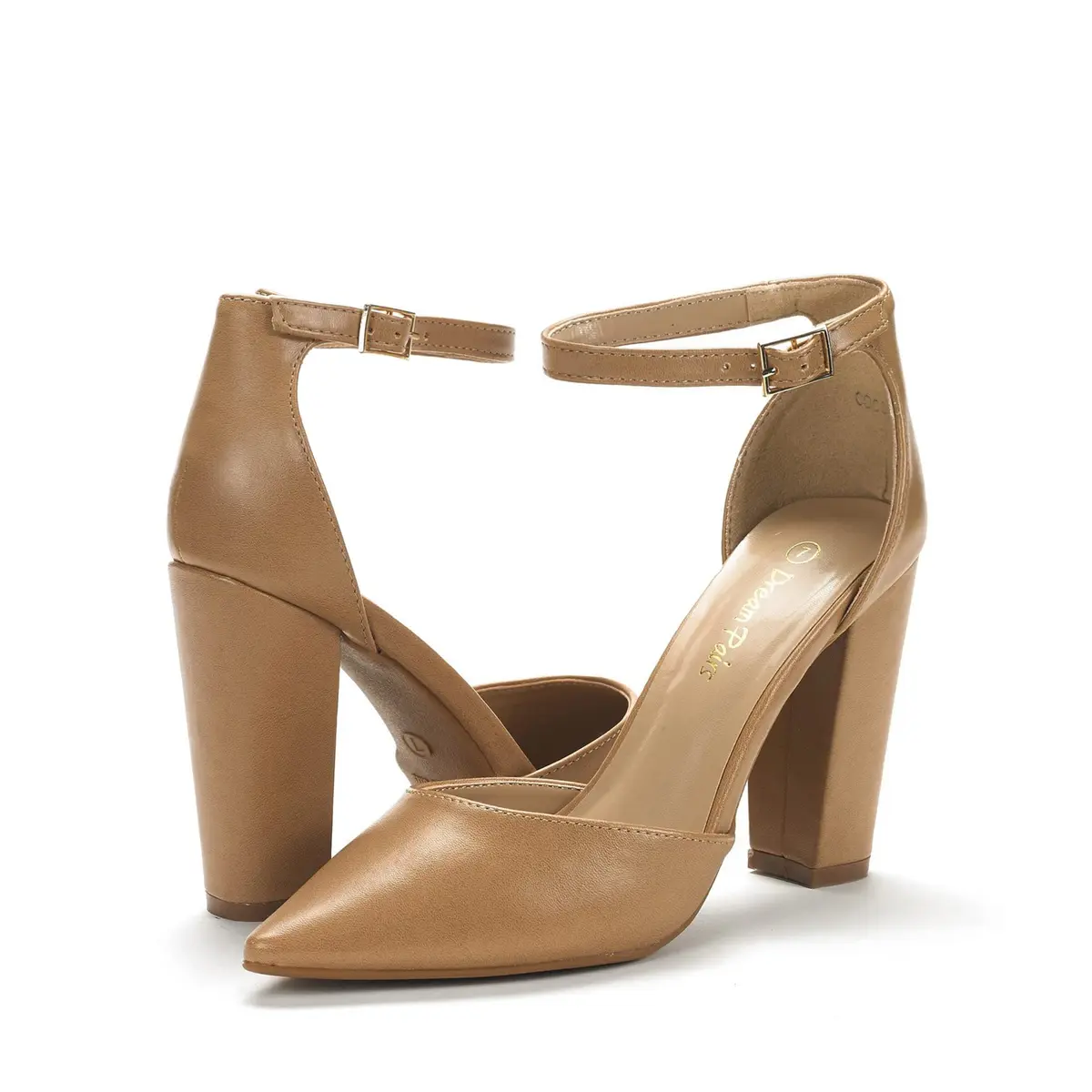 DREAM PAIRS Coco High Heels Chunky Pumps 9 | Elegant 4-Inch Block Heel for Women - view 5