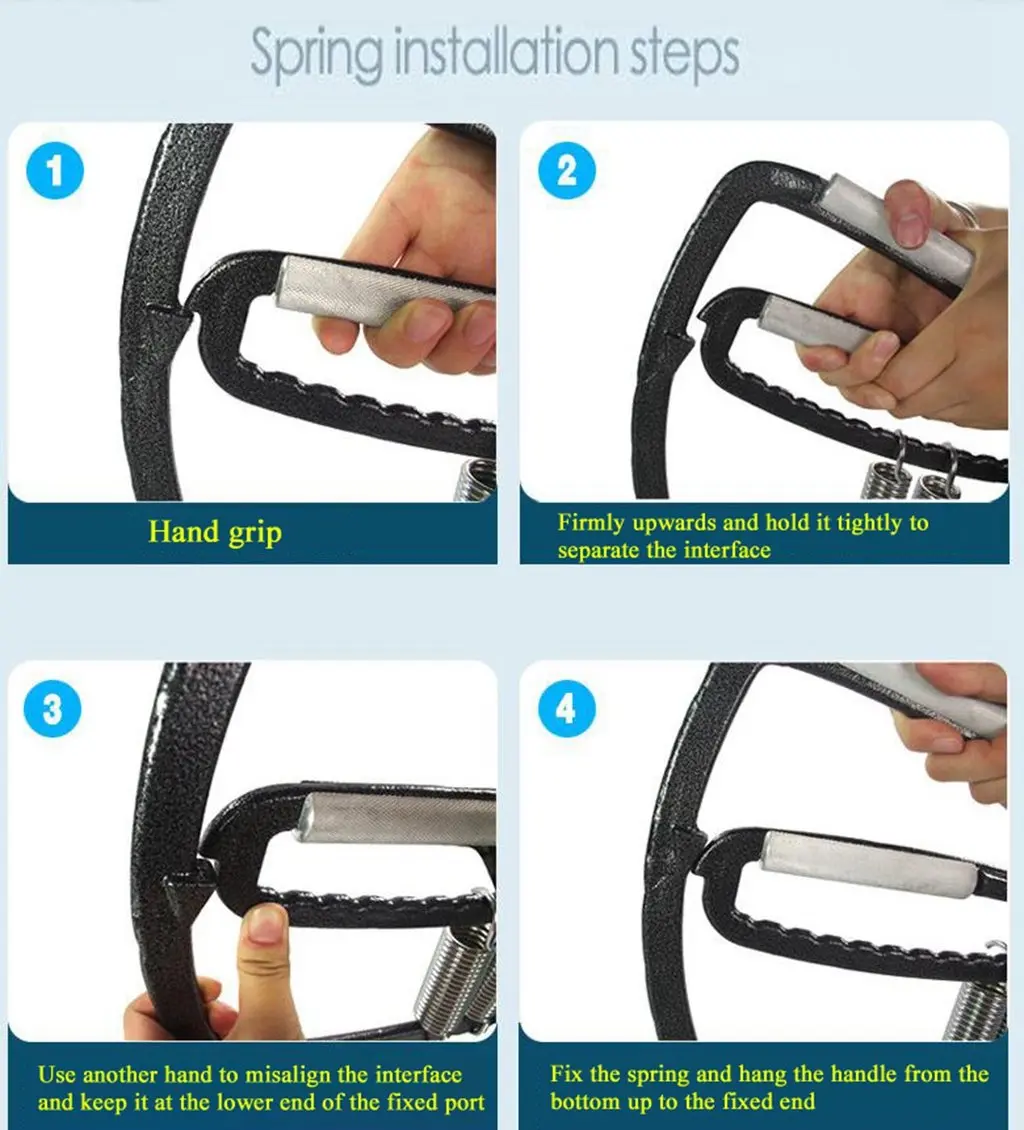 DoMyfit Super Gripper Heavy Duty Hand Strengthener 50-1000lb | Adjustable Forearm Exercise Device - view 4