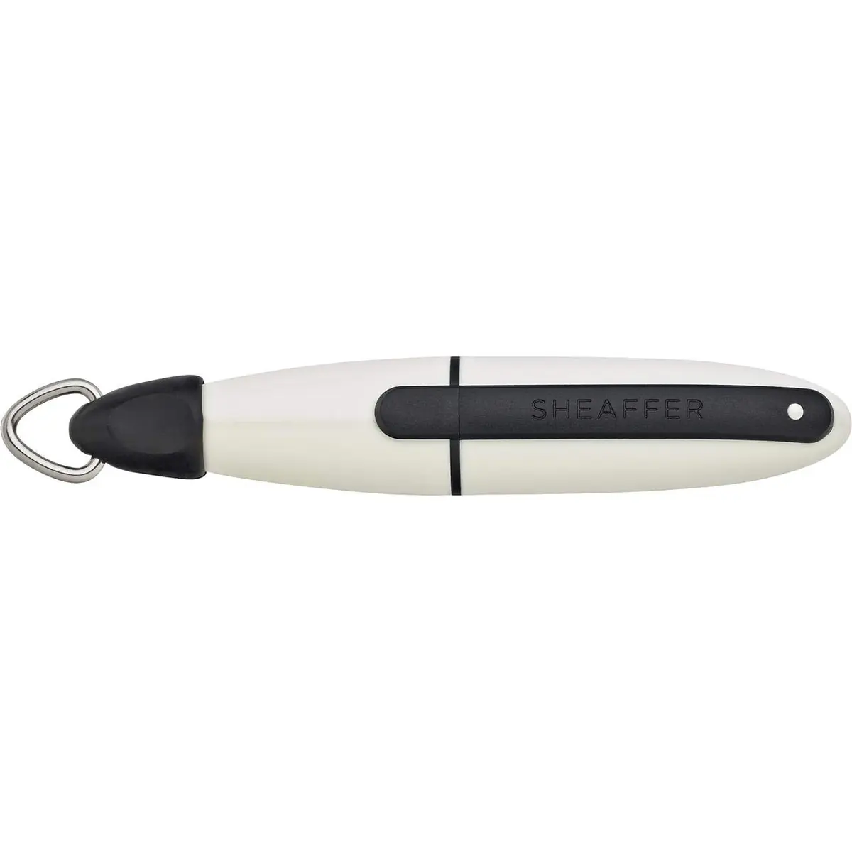 Sheaffer Ion White Gel Rollerball Pen with Carabiner Clip | Smooth Ink Flow Writing Instrument - view 3