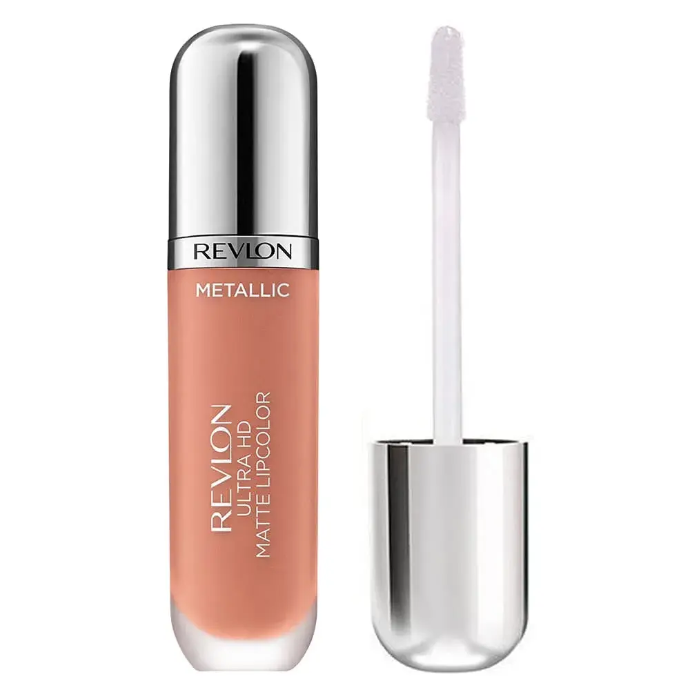 REVLON Ultra HD Metallic Matte Liquid Lipcolor, Liquid Lipstick, HD Glow 2.5ml (0.08 Fl Oz) | Moisturizing Metallic Matte Finish - view 4
