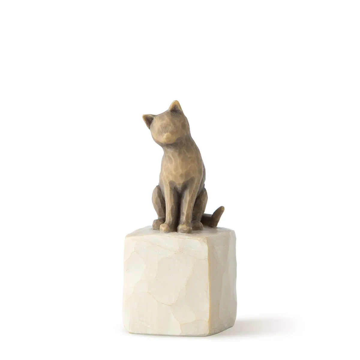 Willow Tree Love My Cat (Dark) Sculpted Hand-Painted Figurine | Handcrafted Resin Cat Decor - main product image