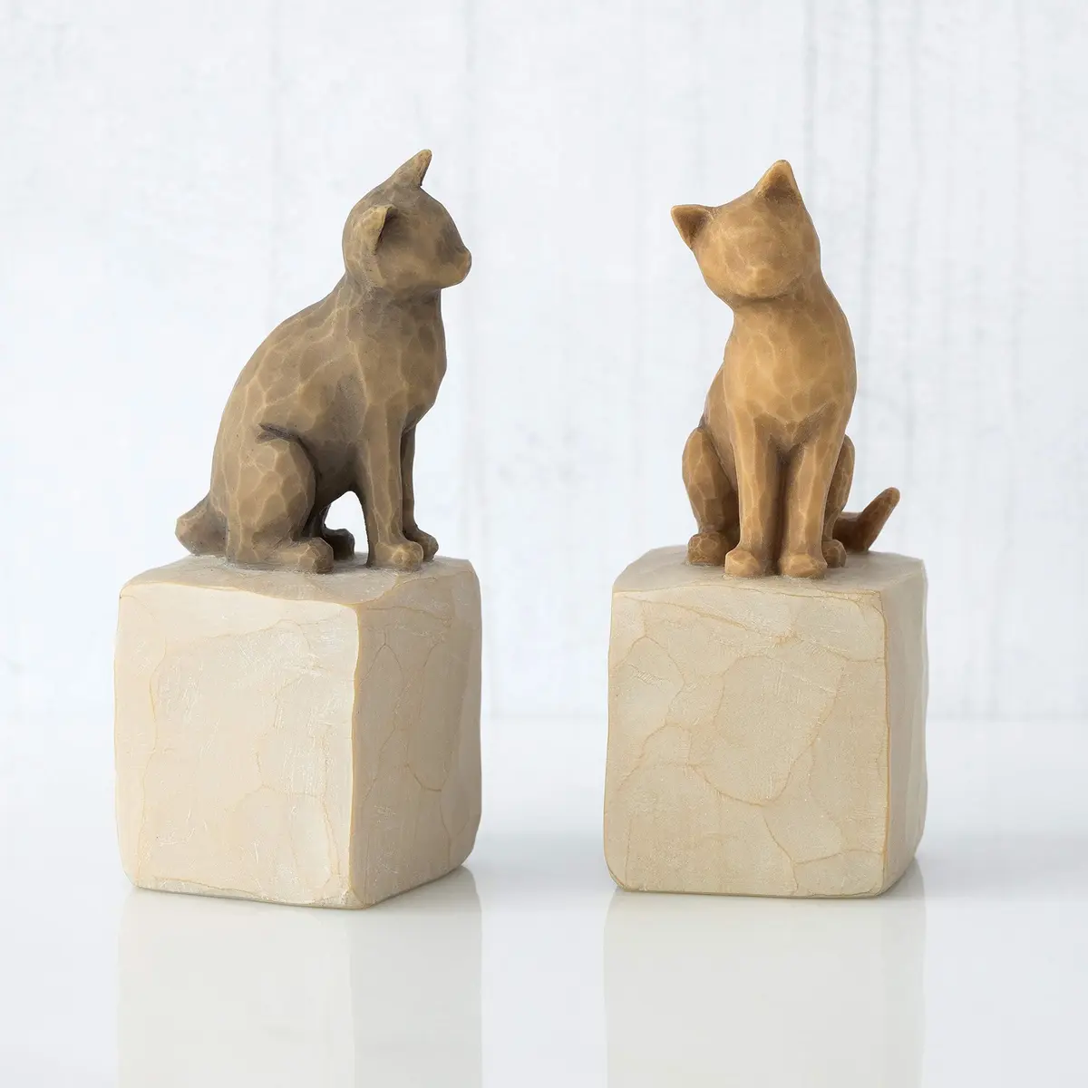Willow Tree Love My Cat (Dark) Sculpted Hand-Painted Figurine | Handcrafted Resin Cat Decor - view 5