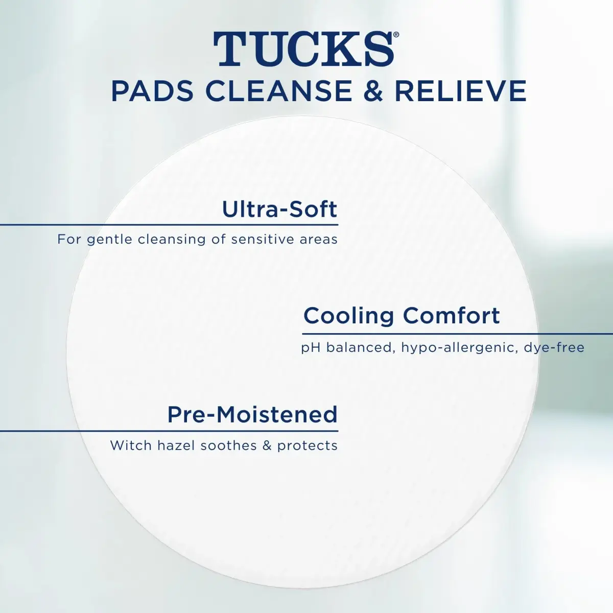 TUCKS Medicated Cooling Pads 100 Count | Witch Hazel Hemorrhoid Treatment - view 7