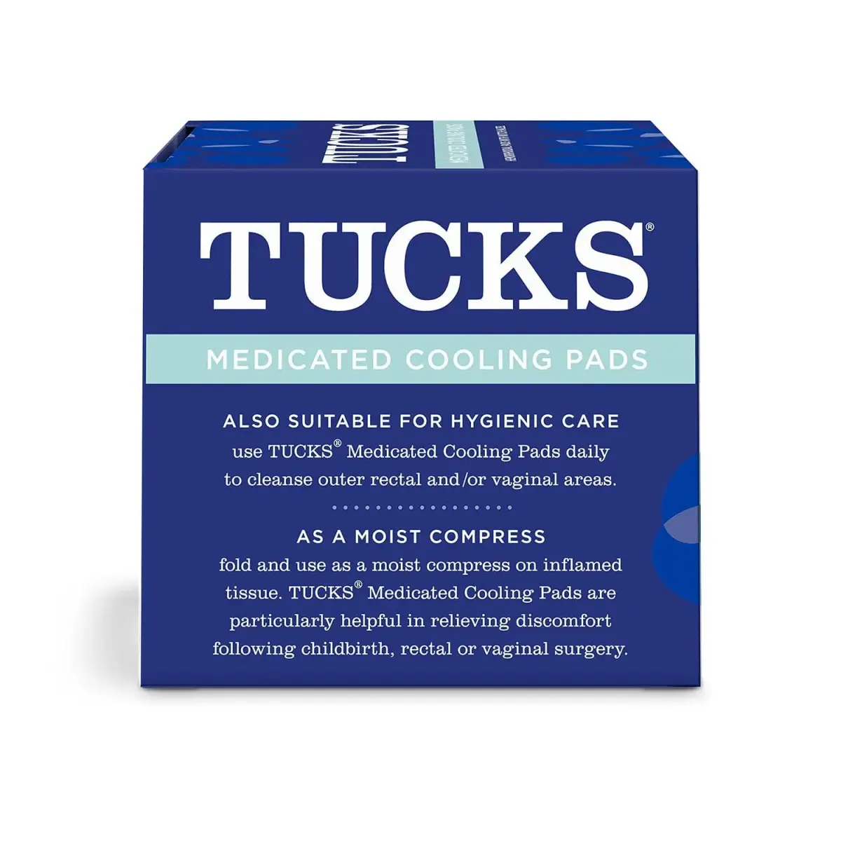 TUCKS Medicated Cooling Pads 100 Count | Witch Hazel Hemorrhoid Treatment - view 9