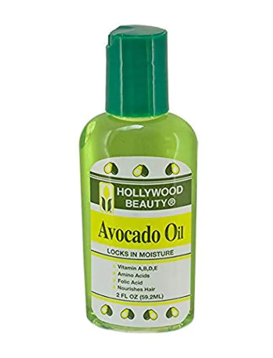 Hollywood Beauty Avocado Hair Oil 2 Oz (59 ml) | Nourishes Hair with Vitamins - main product image