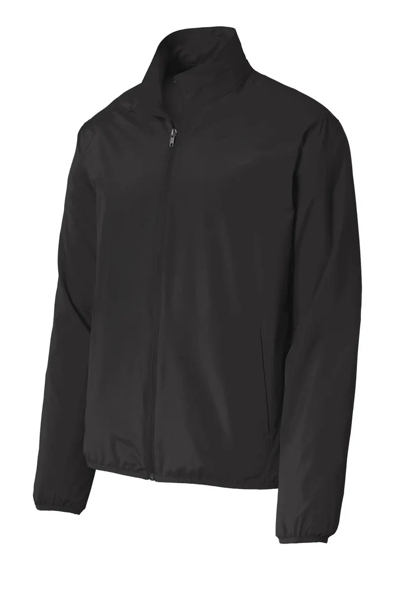 Port Authority Zephyr Full-Zip Jacket | Wind & Water-Resistant, Lightweight, Adult Unisex, Black, Medium - view 5