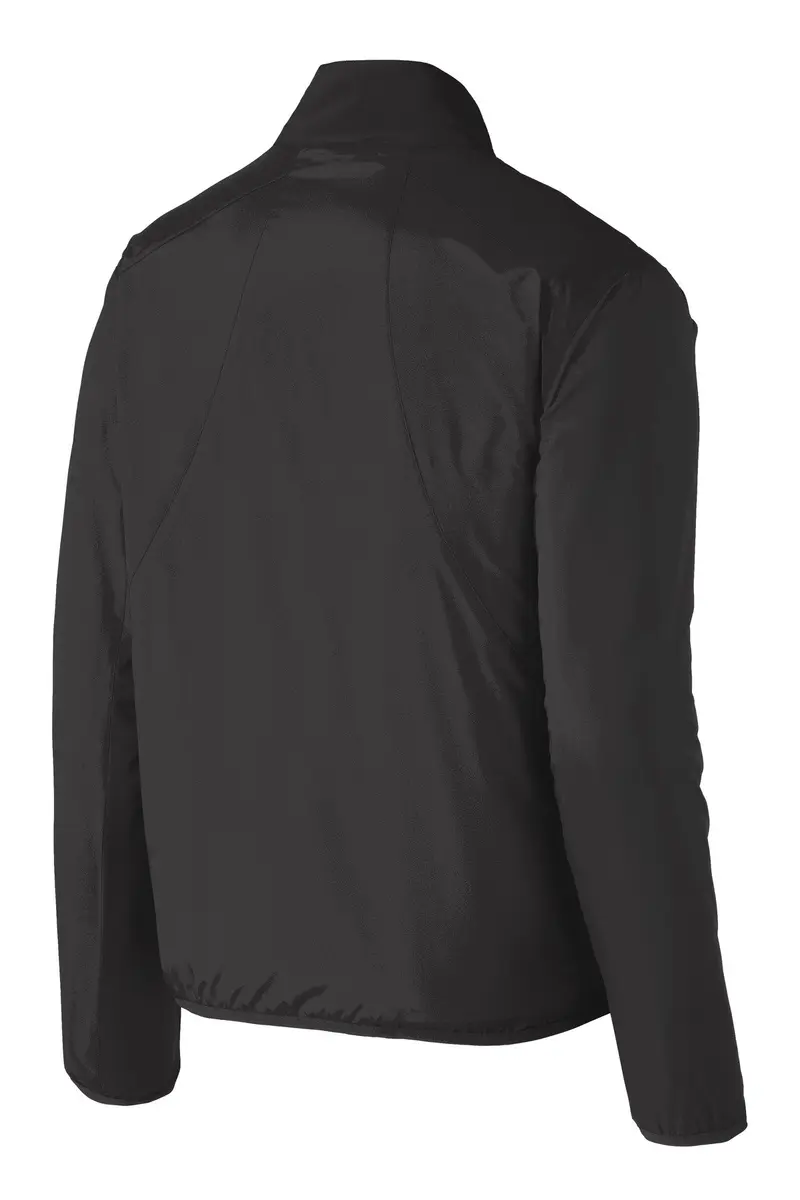 Port Authority Zephyr Full-Zip Jacket | Wind & Water-Resistant, Lightweight, Adult Unisex, Black, Medium - view 6