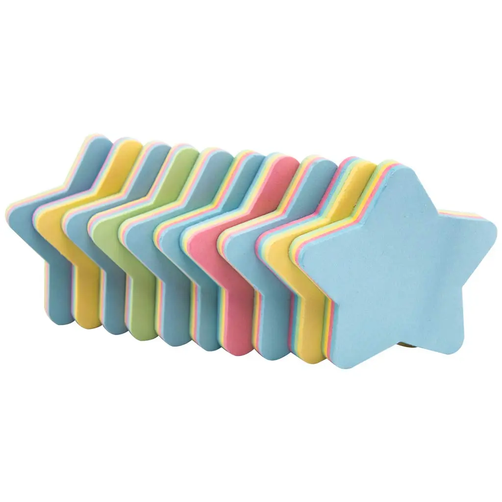 OSOPOLA Star Sticky Notes 10 Pads (1000 Sheets Total) | Bulk Pack for Office, School, Home - view 6