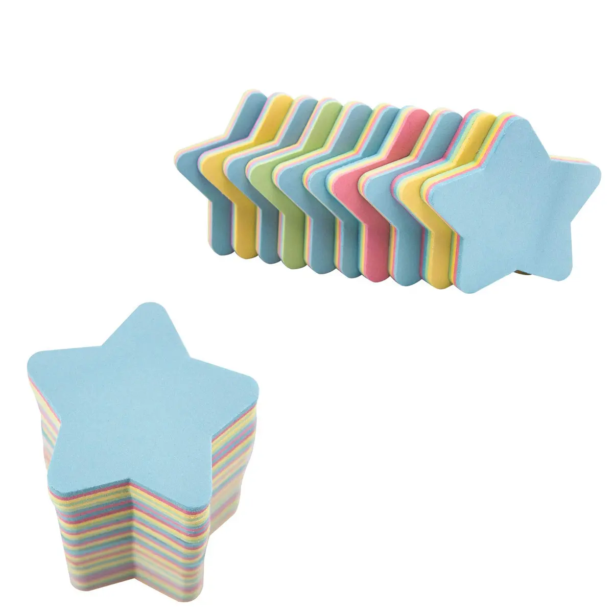 OSOPOLA Star Sticky Notes 10 Pads (1000 Sheets Total) | Bulk Pack for Office, School, Home - view 2