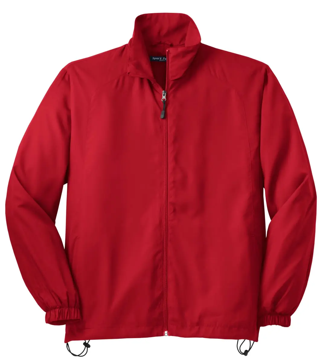 SPORT-TEK Unisex Full Zip Wind Jacket | Water-Resistant, Breathable, Lightweight (70-120c) - main product image
