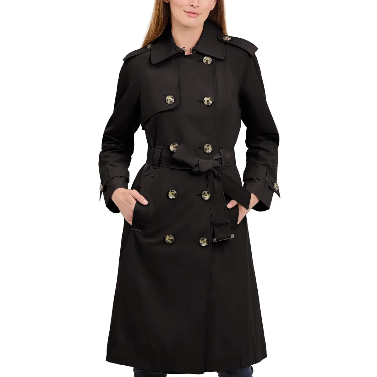 London Fog Women's Double-Breasted Trench Coat 40in Chest | Water & Wind Resistant, Classic Fit (70-120 chars) - main product image