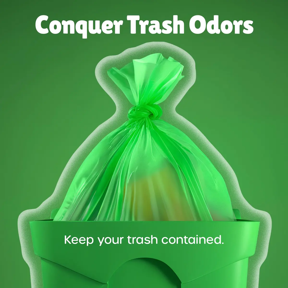 FORID 8 Gallon Trash Bags Multi Colored | Extra Thick, Odorless Garbage Bags for Home & Office - view 5