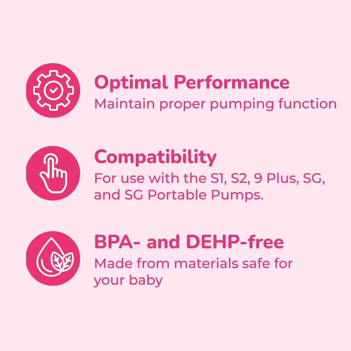 Spectra Breast Pump Accessory Kit with Bottles, 24mm | Compatible with Spectra S1, S2, 9 Plus - view 4