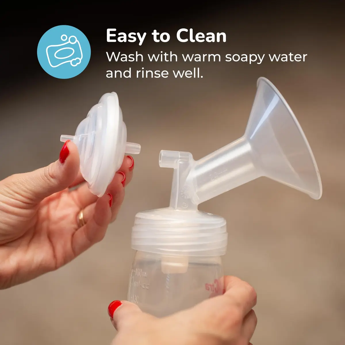 Spectra Breast Pump Accessory Kit with Bottles, 24mm | Compatible with Spectra S1, S2, 9 Plus - view 5