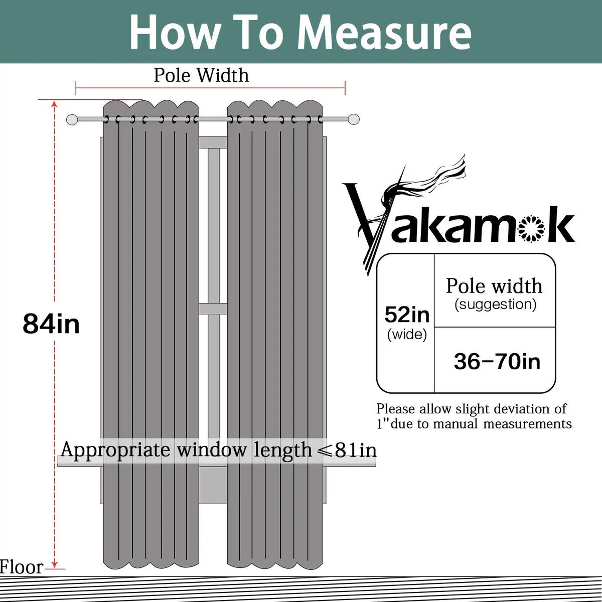 Yakamok Room Darkening Curtains 52x84 inch Coral Orange | Elegant Blackout Panel for Living Room - view 8