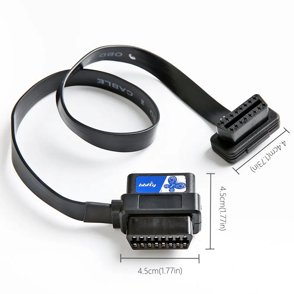 bbfly OBD II OBD2 16Pin Splitter Extension Cable Adapter 60 cm (2ft) | Passes All 16 Pins Straight Through - view 6