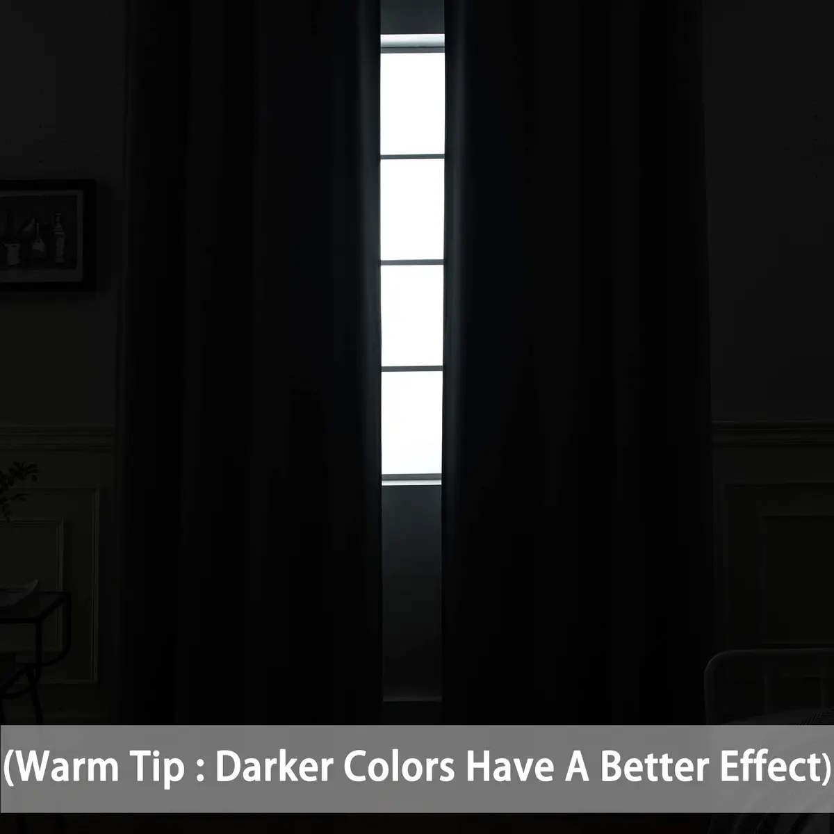Yakamok Room Darkening Curtains 52x84 inch Dark Green | Elegant Modern Grommet Panel Set - view 2