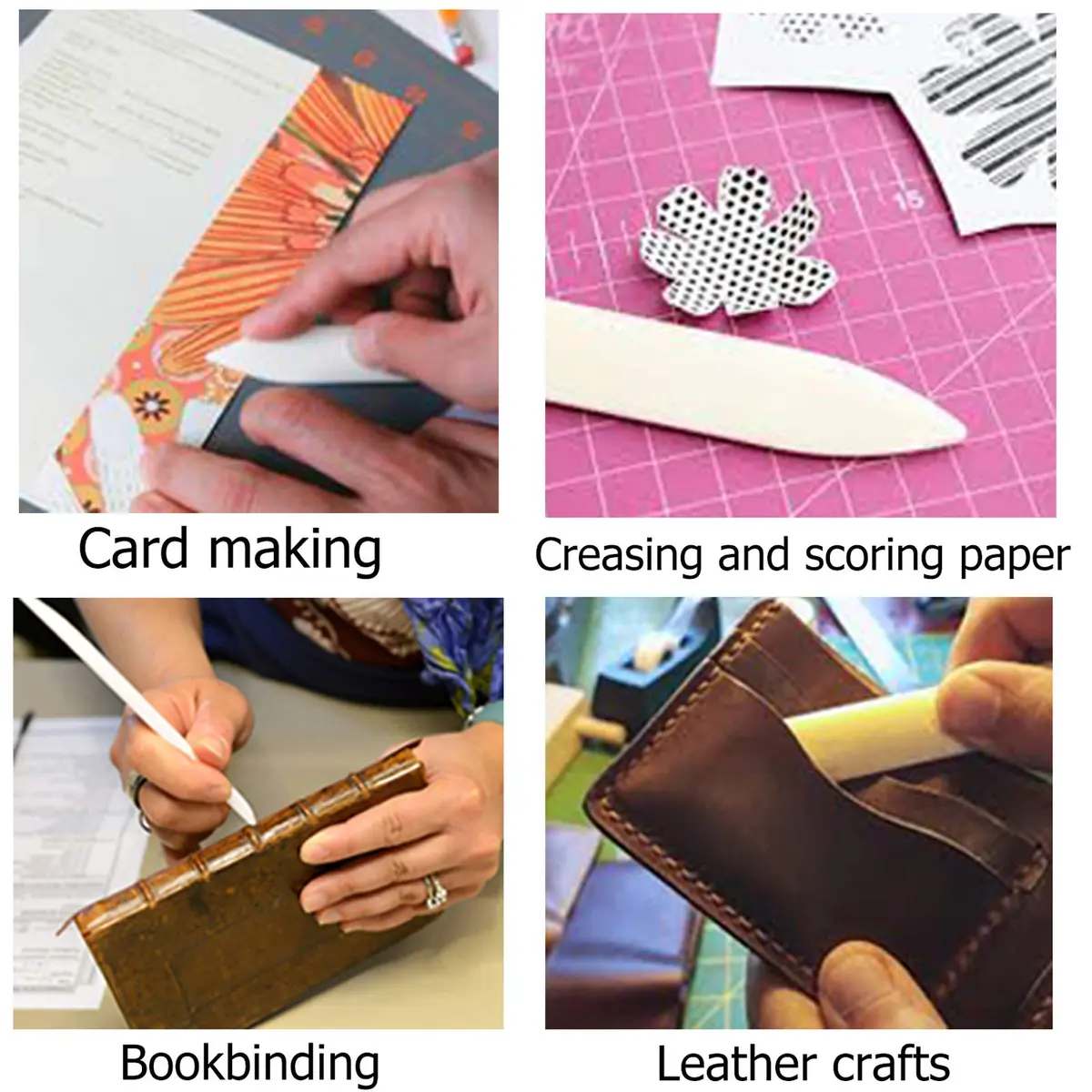 VENCINK Genuine Bone Folder Paper Creaser Tool 8 inch | Traditional Crafting & Bookbinding - view 6