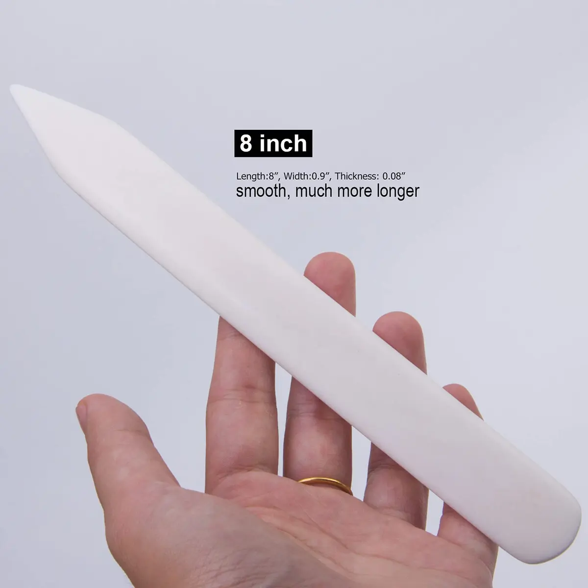 VENCINK Genuine Bone Folder Paper Creaser Tool 8 inch | Traditional Crafting & Bookbinding - view 3