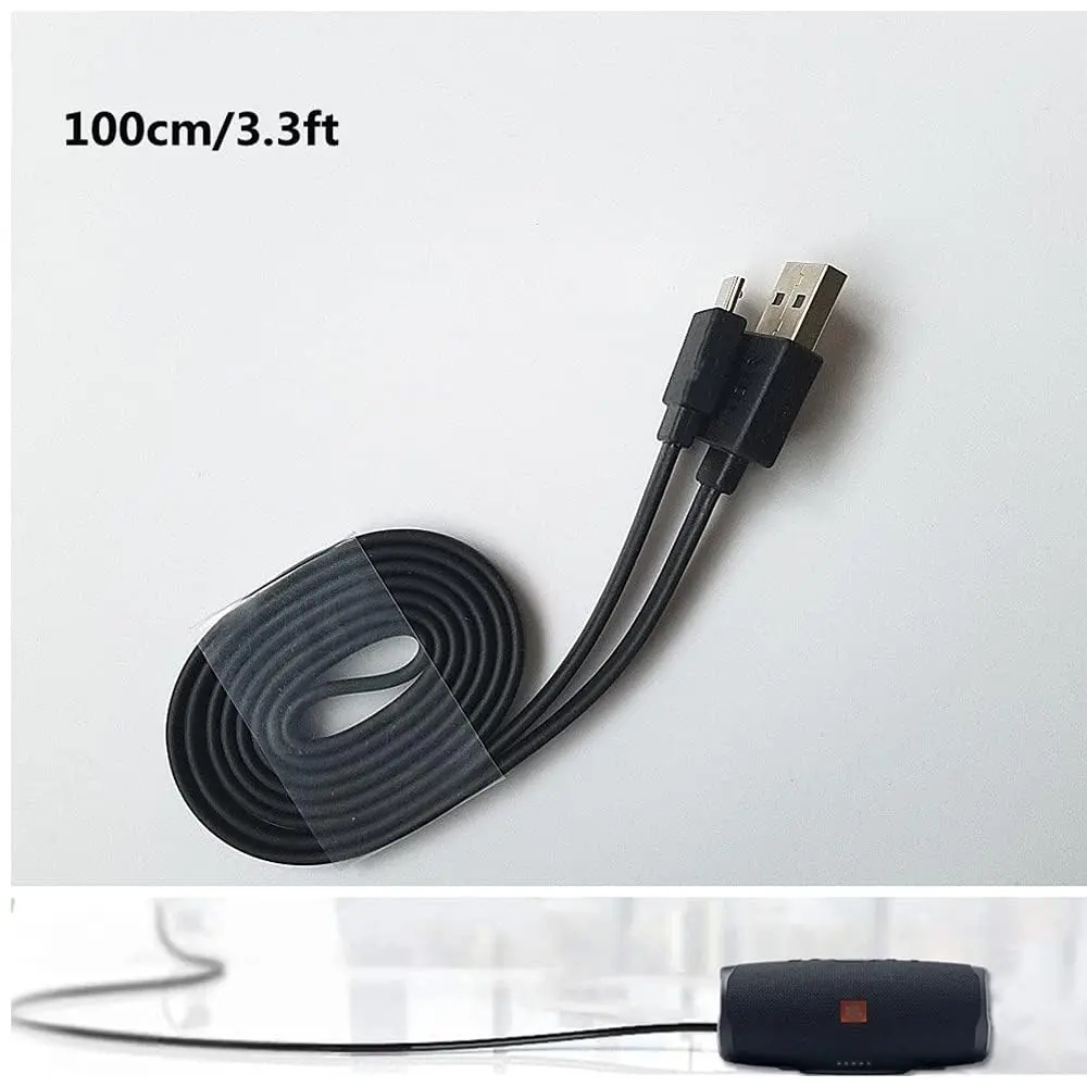 Koffmon Micro USB Charging Cable Compatible with JBL Flip 2/3/4, Logitech UE Boom 3, Android Phones | Fast Charging, 3ft Black - view 3