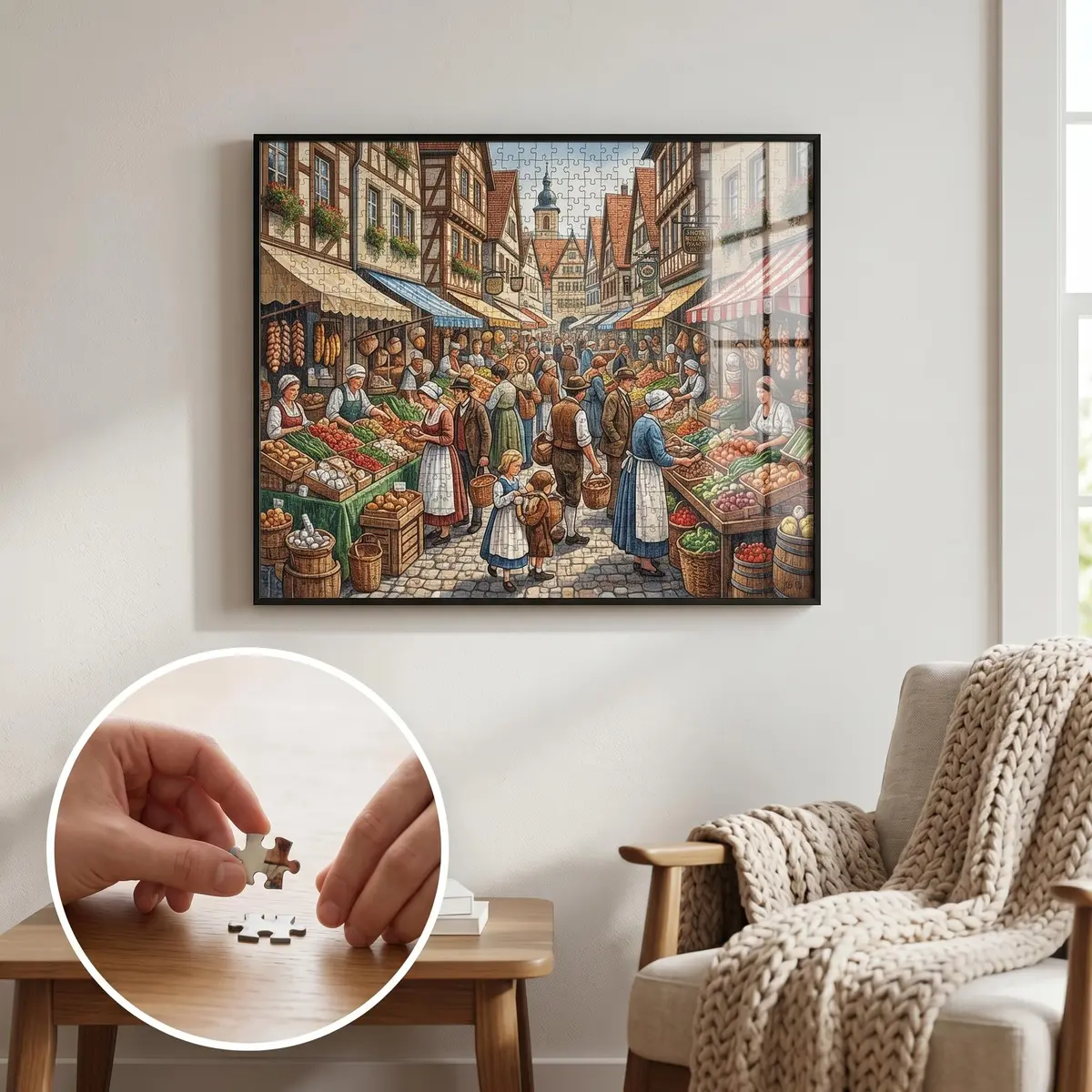 Frametory 18x24 Black Aluminum Poster Frame Tempered Glass | Modern Wall Decor (70-120 chars) - view 5