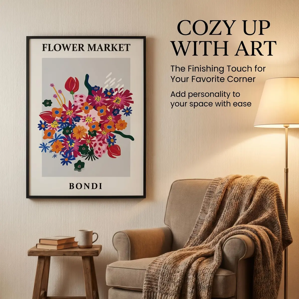Frametory 18x24 Black Aluminum Poster Frame Tempered Glass | Modern Wall Decor (70-120 chars) - view 6