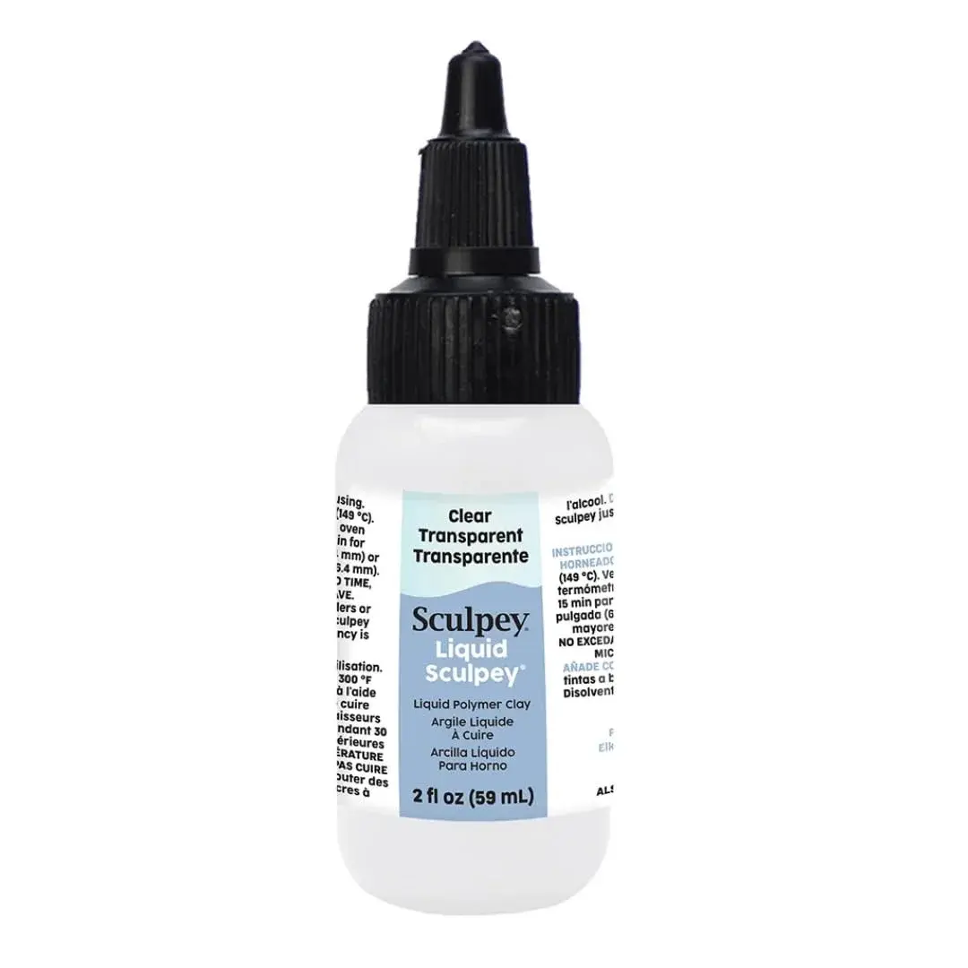 Sculpey Liquid Polymer Oven-Bake Clay, Clear, 59 ml (2 fl oz) | Non-Toxic & Flexible for Crafts - view 3