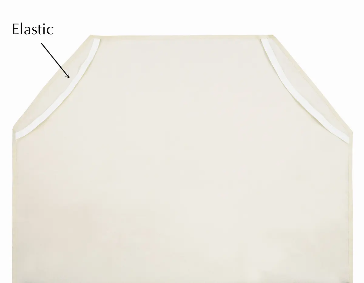 American Baby Company Natural Cotton Percale Toddler Cot Sheet 58cm x 102cm (23" x 40") | Soft Breathable Daycare Sheet - view 4