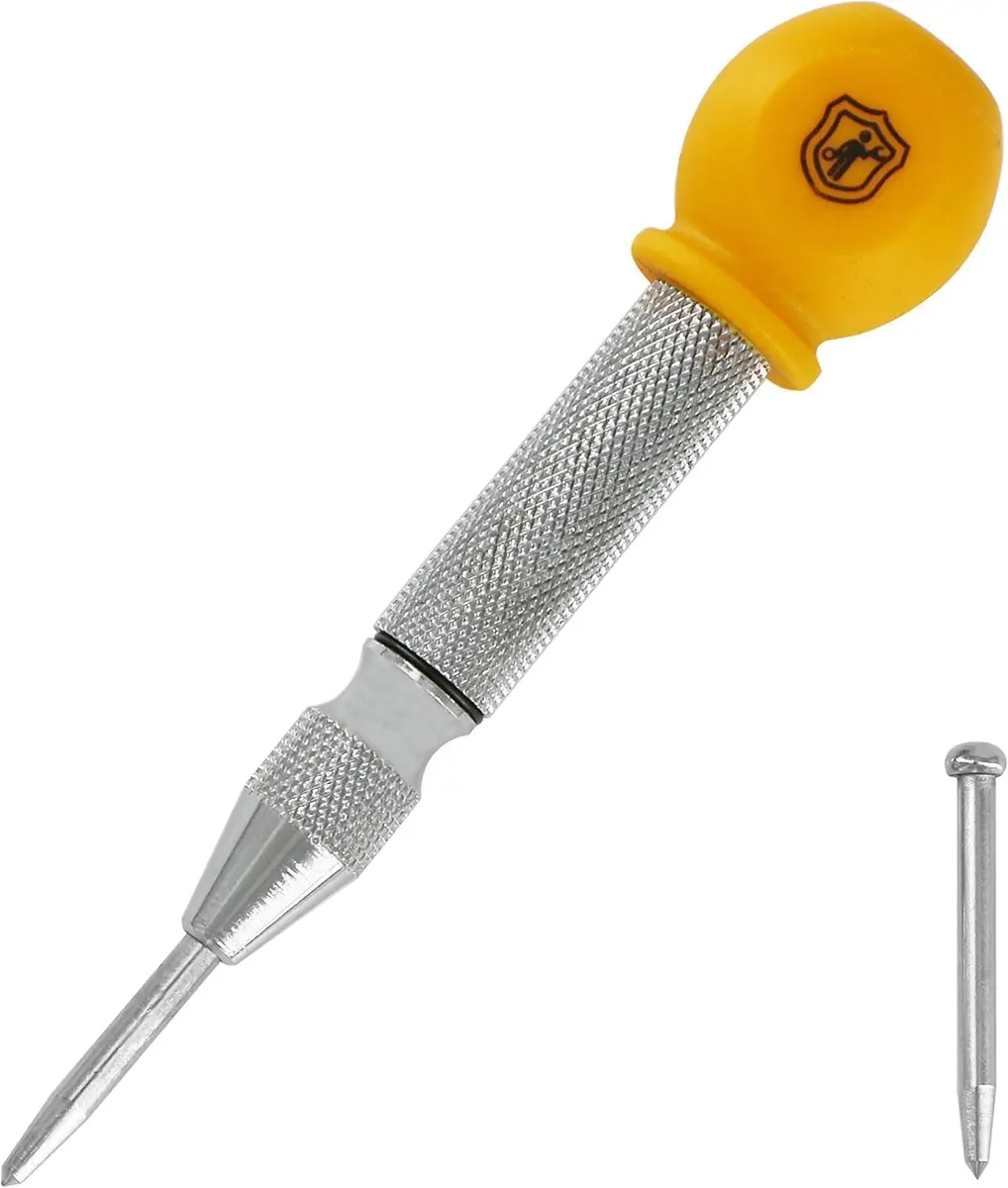 MULWARK 5" Spring-Loaded Steel Center Hole Punch Marker | Adjustable Impact, Rustproof (120 chars) - view 8