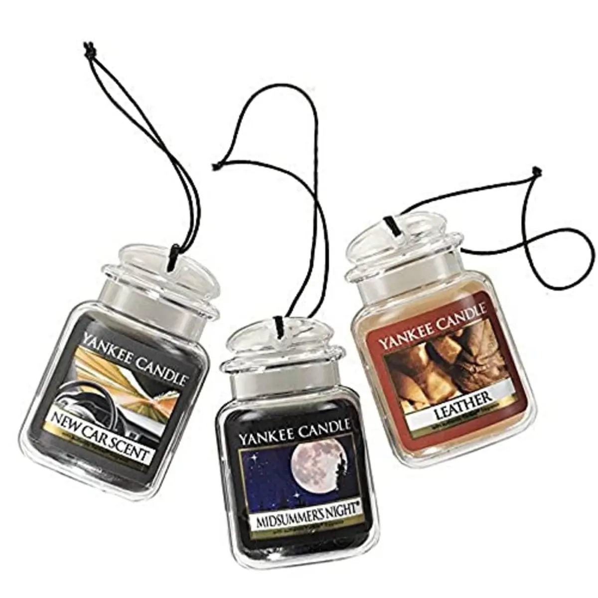 Yankee Candle Scented Car Air Freshener 3-Pack | Long-Lasting Fragrance with Fresh Scent (70-120 chars) - main product image