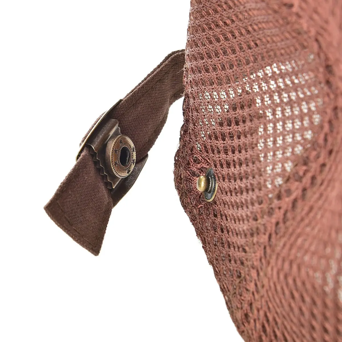 VOBOOM Men Breathable Mesh Summer Hat Adjustable Newsboy Beret (Coffee) | Classic Summer Style - view 7