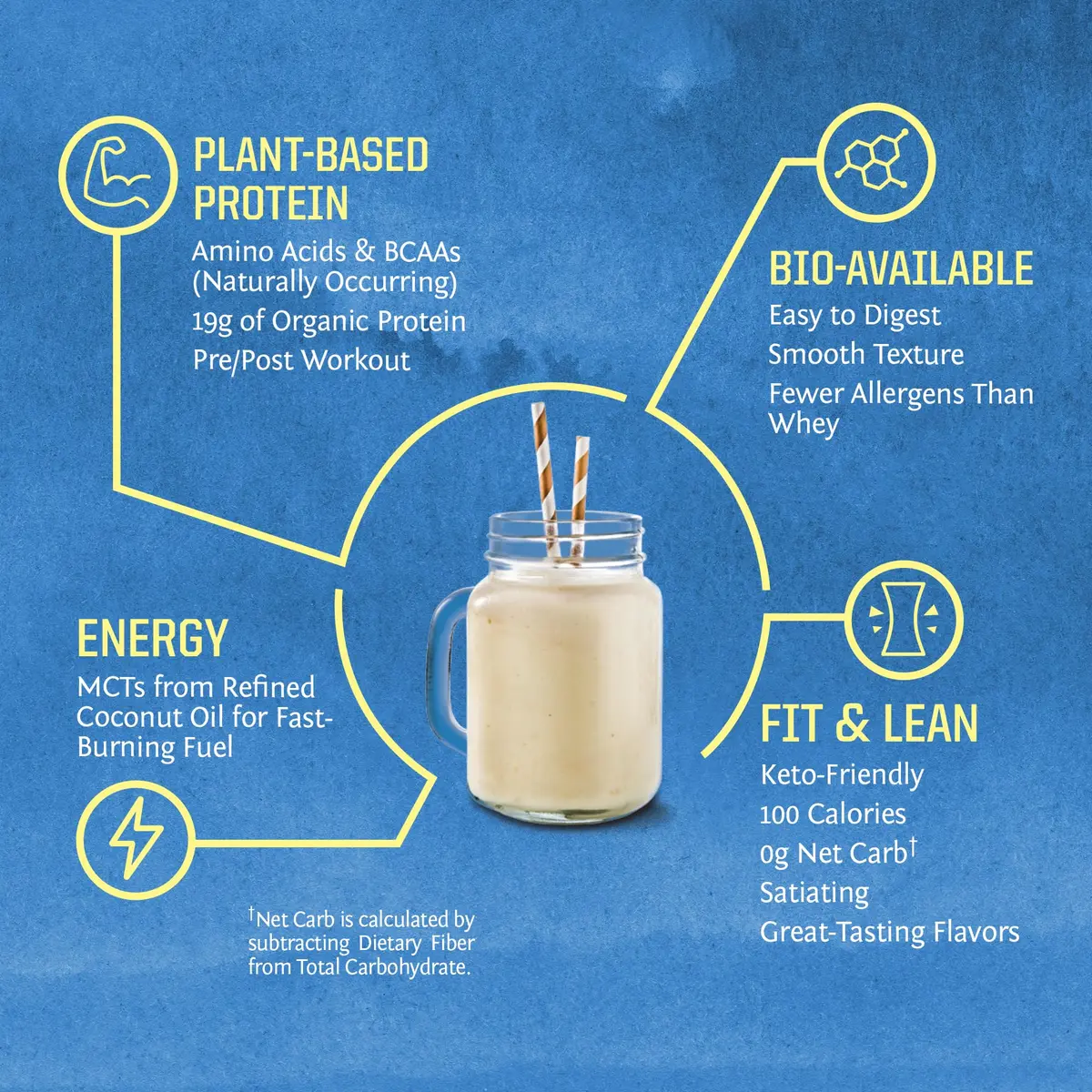 Sunwarrior Warrior Blend Organic Vegan Protein, Unflavored, 15 Servings | Plant-Based Protein for Active Lifestyle - view 4