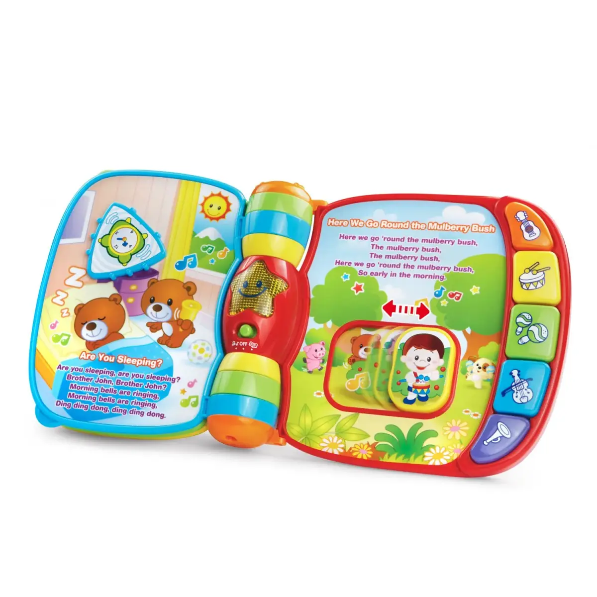 VTech Musical Rhymes Book Red | Electronic Learning Toy for Babies 6-36 Months - view 4