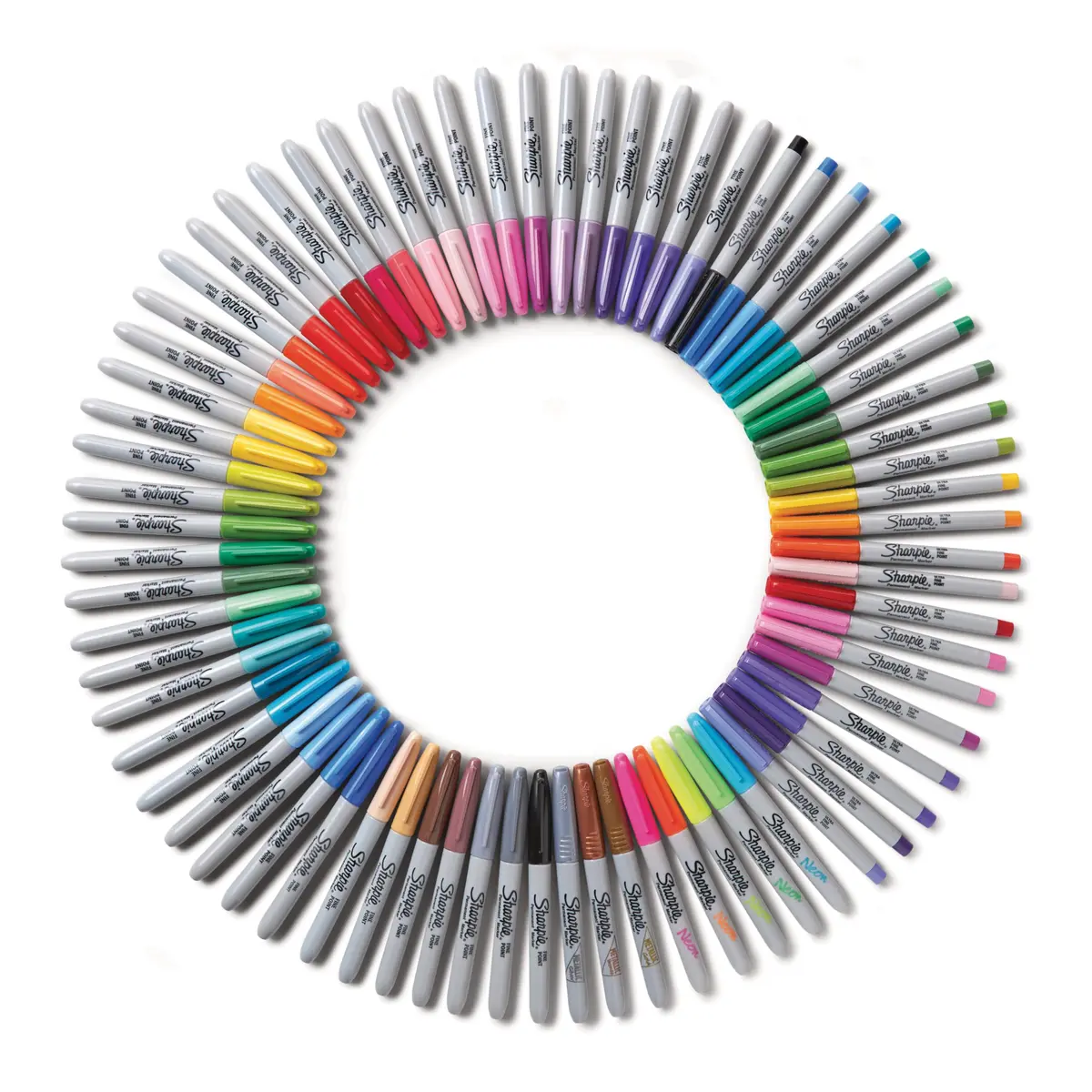 Sharpie Permanent Markers, Ultimate Collection, 72 Count | Bulk Pack Marking Pens - view 5