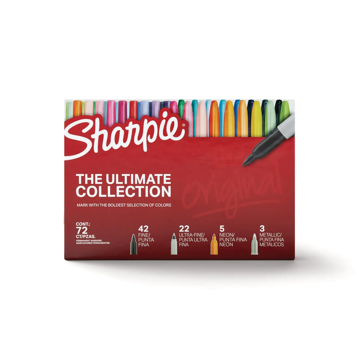 Sharpie Permanent Markers, Ultimate Collection, 72 Count | Bulk Pack Marking Pens - view 7